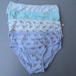 BABY GAP 4PK Blue and Gray New Cotton Underwear XXL